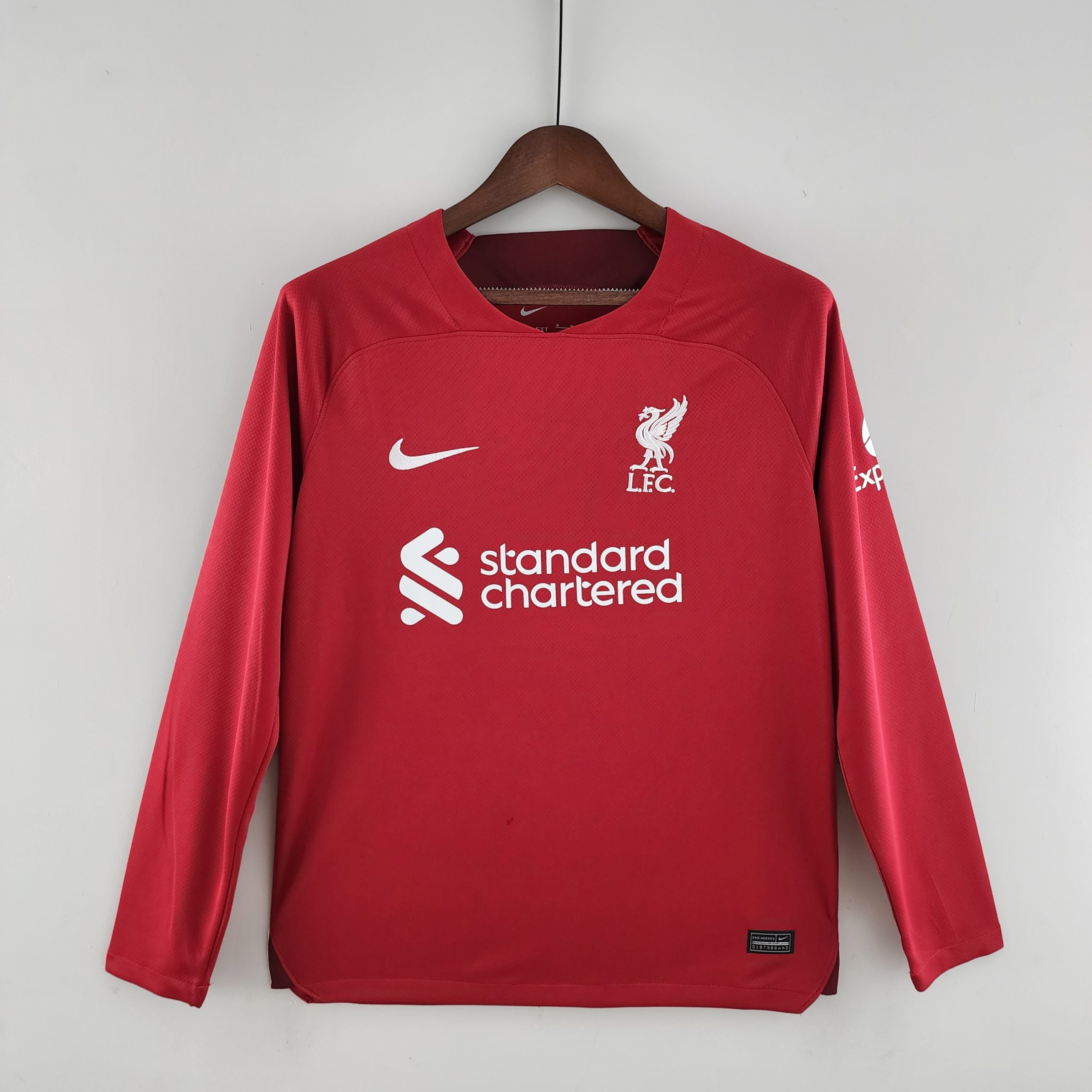 Camisa Liverpool Manga Longa